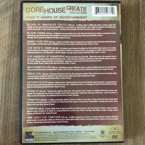 Gorehouse Greats Collection (12 movie) - DVD - Picture 2 of 5